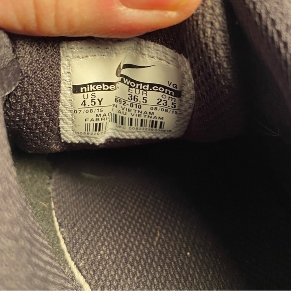 Nike BSBL FastFlex Vapor Shoes Boys Cleats Athletic Size 4.5Y - Picture 9 of 12